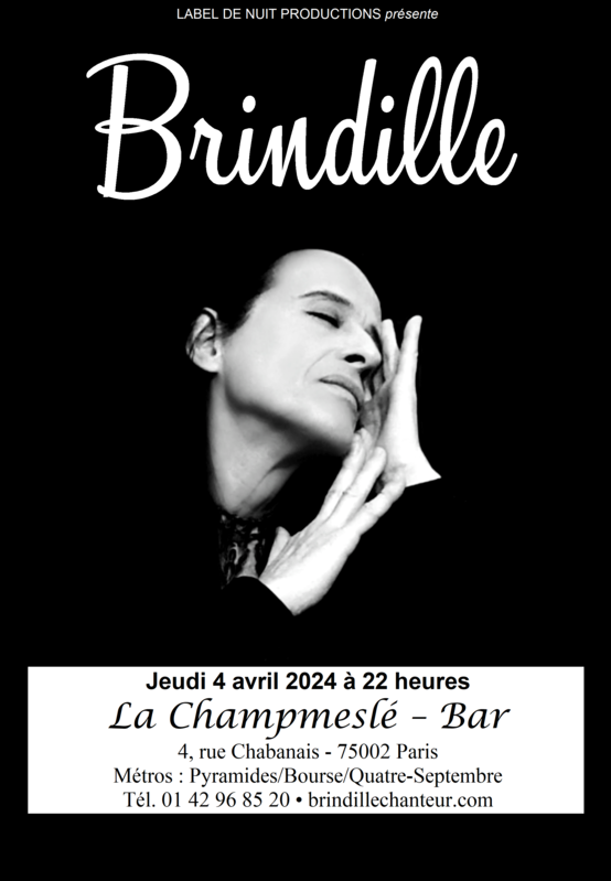 Brindille - Concert à La Champmeslé - Label de Nuit